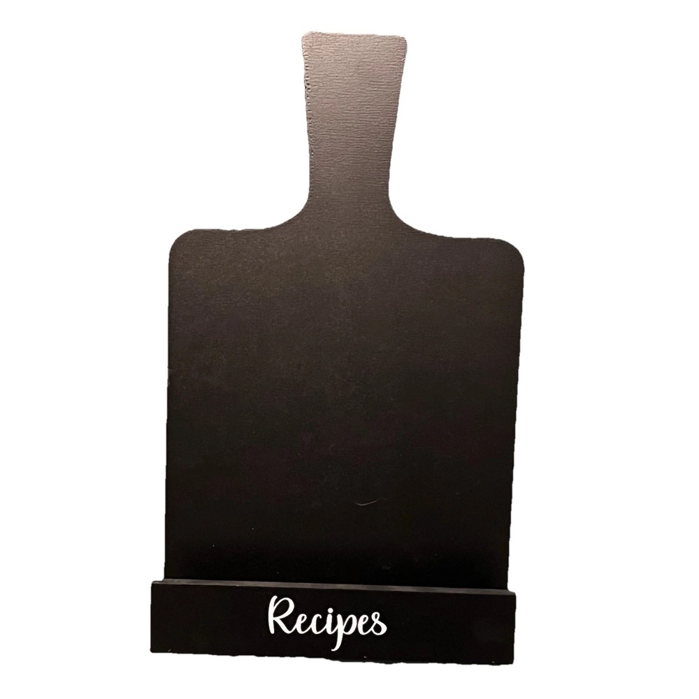 Recipe Book Tabletop‎ Holder Black Wooden Old East Main Co 15"x9"x2.5"